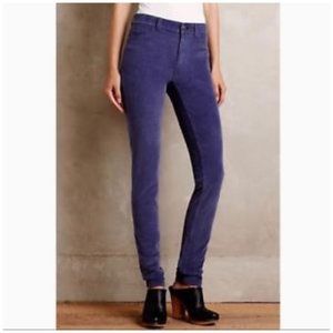 Pilcro Serif Corduroy Skinny Jeans. Violet. SZ 29